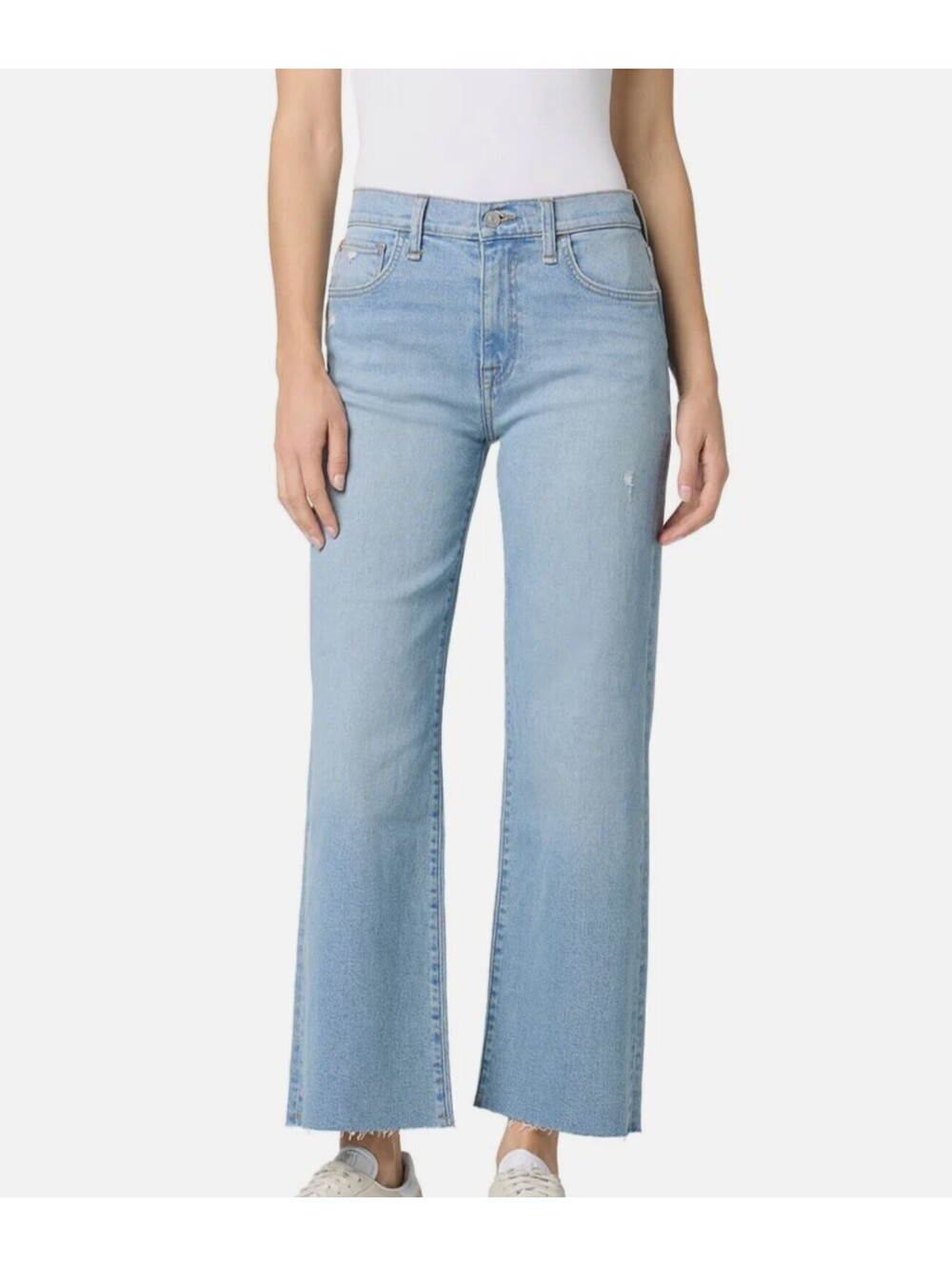 Hudson Rosalie High Rise Wide Leg Crop Jeans Size 25